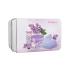 Dermacol Lilac Flower Shower Body Scrub Pacco regalo peeling per il corpo Lilac Flower Shower 200 g + crema mani Lilac Flower Care 30 ml + candela profumata decorativa + scatola di latta