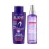 Set Shampoo L'Oréal Paris Elseve Color-Vive Purple Shampoo + Spray curativo per i capelli L'Oréal Paris Elseve Color-Vive All For Blonde 10in1 Bleach Rescue