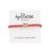 By Eloise London Gold Heart Elastico per capelli donna 1 pz Tonalità Coral