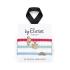By Eloise London Bangle Set Turtle Island Elastico per capelli donna 1 pz