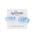 By Eloise London Silk Scrunchie Silver Heart Elastico per capelli donna 1 pz Tonalità Sky Blue