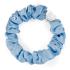 By Eloise London Silk Scrunchie Silver Heart Elastico per capelli donna 1 pz Tonalità Sky Blue