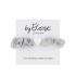 By Eloise London Silk Scrunchie Silver Heart Elastico per capelli donna 1 pz Tonalità Moonlight