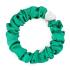 By Eloise London Silk Scrunchie Silver Heart Elastico per capelli donna 1 pz Tonalità Jungle Green