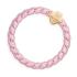 By Eloise London Woven Gold Quatrefoil Elastico per capelli donna 1 pz Tonalità Soft Pink