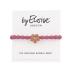 By Eloise London Bling Charms Daisy Flower Elastico per capelli donna 1 pz Tonalità Rose Pink