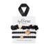By Eloise London Set Bee Black Elastico per capelli donna 1 pz