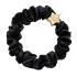 By Eloise London Silk Scrunchie Gold Star Elastico per capelli donna 1 pz Tonalità Black