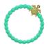 By Eloise London Bling Charms Gold Diamanté Turtle Elastico per capelli donna 1 pz Tonalità Sky Blue
