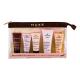 NUXE Crème Prodigieuse Boost Multi-Correction Gel Cream Travel Set Pacco regalo  denní pleťová péče 15 ml + odličovací gel 15 ml + krém na ruce 15 ml + sprchový gel 30 ml + tělové mléko 15 ml + kosmetická taška