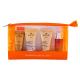 NUXE Sun Melting Cream SPF50 Travel Set Pacco regalo  krém na opalování 30 ml + šampon After-Sun 50 ml + mléko po opalování After-Sun 50 ml + tělový sprej Sun 30 ml + kosmetická taštička