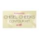 Barry M Flawless Chisel Cheeks Contour Kit Cipria donna 2,5 g Tonalità Light - Medium