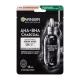 Garnier Skin Naturals AHA + BHA Charcoal Mattifying Serum Mask Maschera viso detergente, opacizzante e idratante donna 1 pz