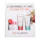 Clarins My Clarins Must-Haves Pacco regalo  crema quotidiana per la pelle Re-Boost Crema Idratante Rinfrescante 50 ml + gel detergente Re-Move Gel Detergente Purificante 30 ml + maschera viso Re-Charge Relaxing Sleep Mask 15 ml