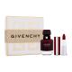Givenchy L'Interdit Rouge Pacco regalo eau de parfum 50 ml + rossetto Le Rouge Deep Velvet 3,4 g 37 Rouge Grainé