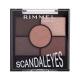 Rimmel London Scandaleyes 5 Pan Eyeshadow Palette Palette di ombretti donna 3,8 g