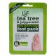 Xpel Tea Tree Tea Tree & Peppermint Deep Moisturising Foot Pack Maschera per piedi donna 1 pz