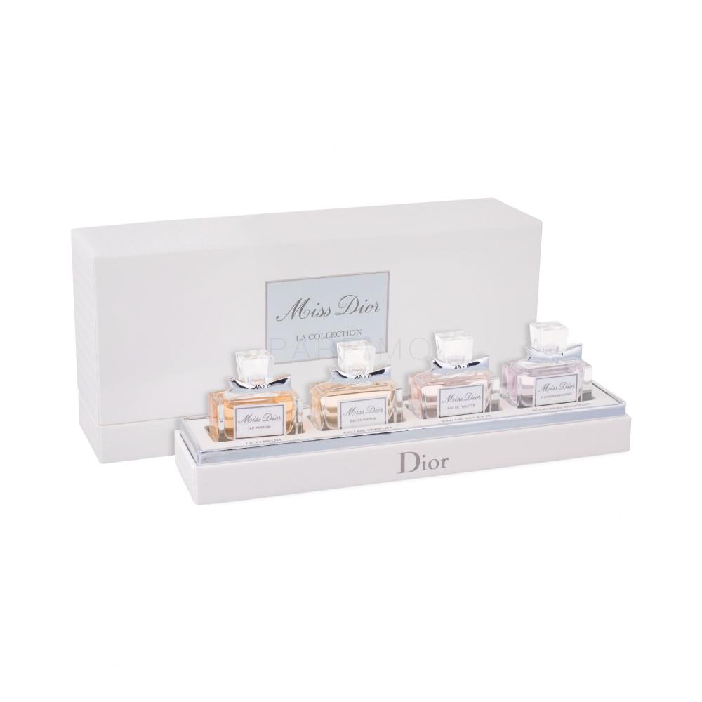Dior Mini Set Pacco regalo eau de parfum Miss Dior Le Parfum 5 ml + eau de parfum Miss Dior 2012 5 ml + eau de toilette Miss Dior 2013 5 ml + eau de toilette Miss Dior Blooming Bouquet 2014 5 ml