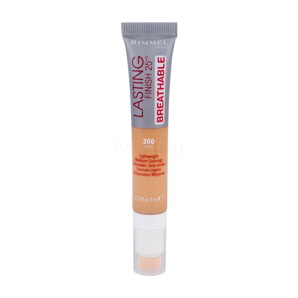 Rimmel London Lasting Finish Breathable 25HR Correttore donna 7 ml Tonalità 200 Light