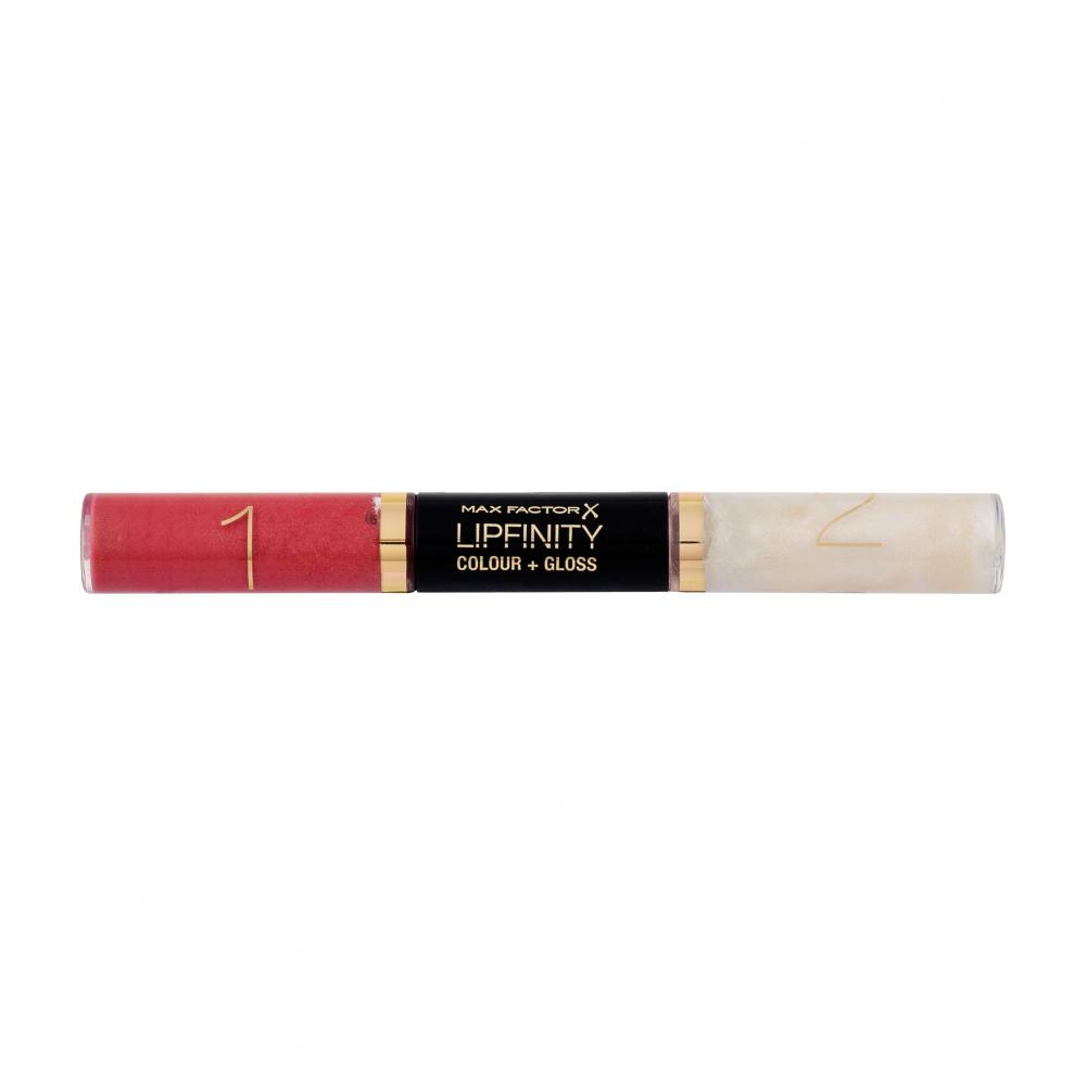 Max Factor Lipfinity Colour + Gloss Rossetto donna 2x3 ml Tonalità 610 Constant Coral