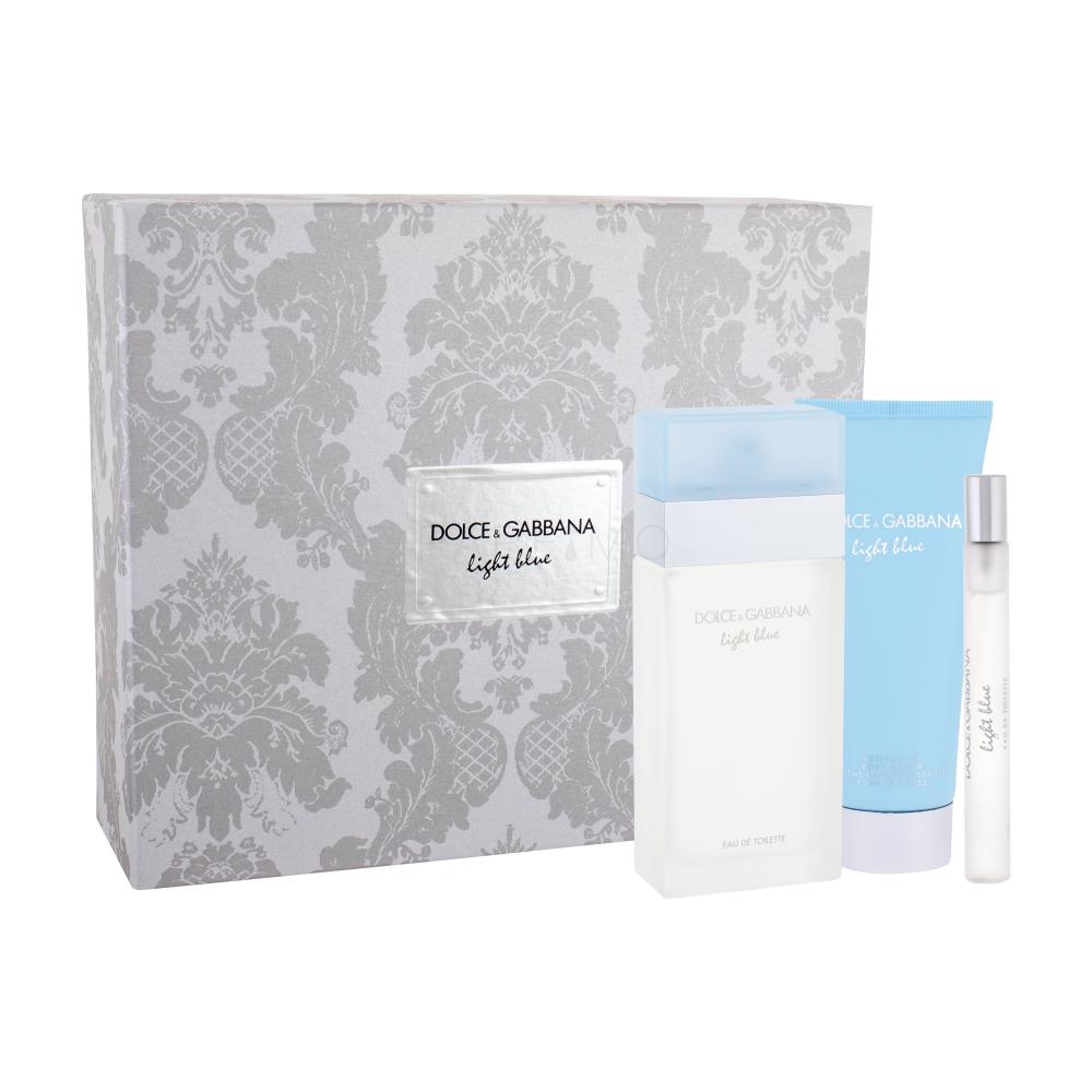 Dolce&Gabbana Light Blue Pacco regalo eau de toilette 100 ml + crema corpo 100 ml + eau de toilette 10 ml