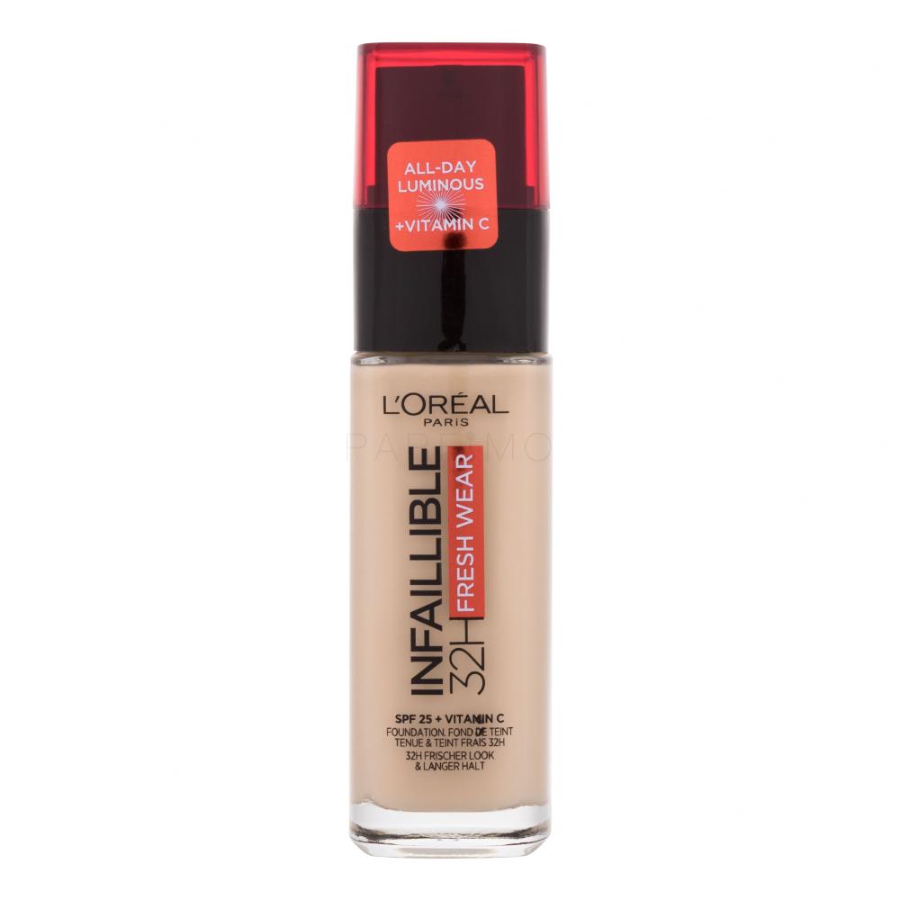 L'Oréal Paris Infaillible 32H Fresh Wear SPF25 Fondotinta donna 30 ml Tonalità 145
