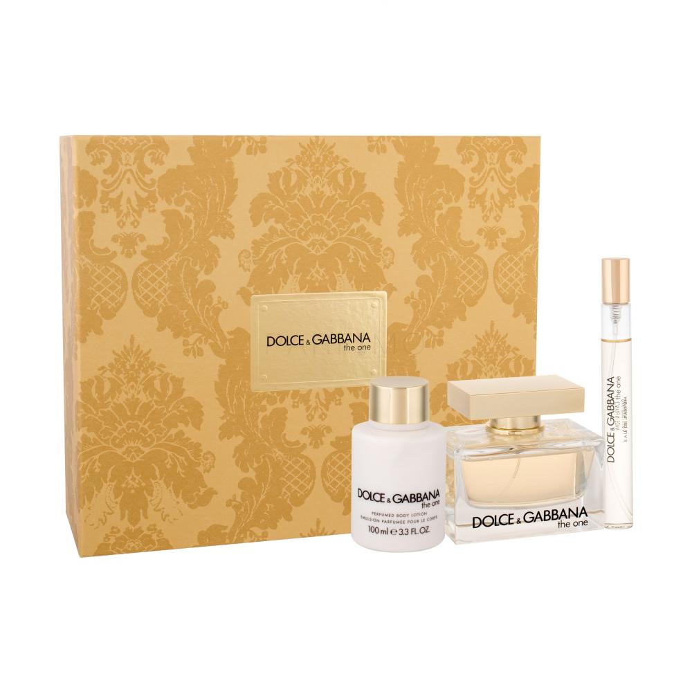 Dolce&Gabbana The One Pacco regalo eau de parfum 75 ml + lozione corpo 100 ml + eau de parfum 10 ml