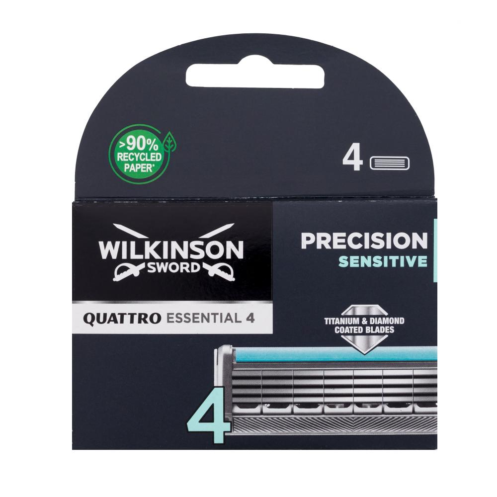 Wilkinson Sword Quattro Essential 4 Lama di ricambio uomo Set