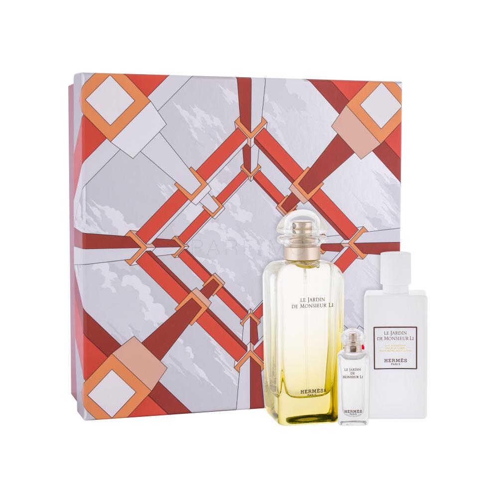 Hermes Le Jardin de Monsieur Li Pacco regalo eau de toilette 100 ml + lozione corpo 80 ml + eau de toilette 7,5 ml
