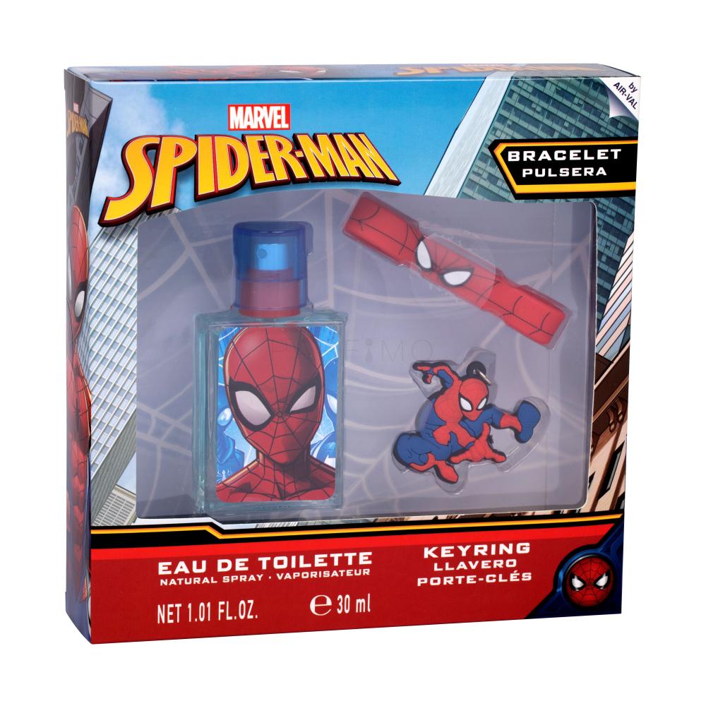 Marvel Spiderman Set Pacco regalo eau de toilette 30 ml + portachiavi +  bracciale