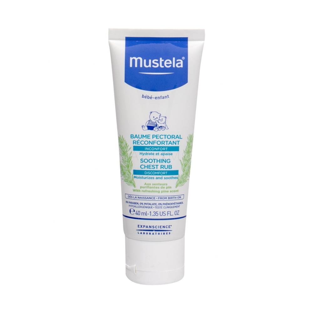 Mustela Bébé Soothing Chest Rub Balsamo per il corpo bambino 40 ml