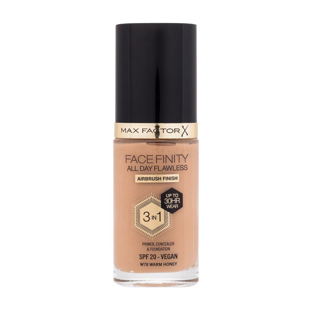 Max Factor Facefinity All Day Flawless SPF20 Fondotinta donna 30 ml Tonalità W78 Warm Honey