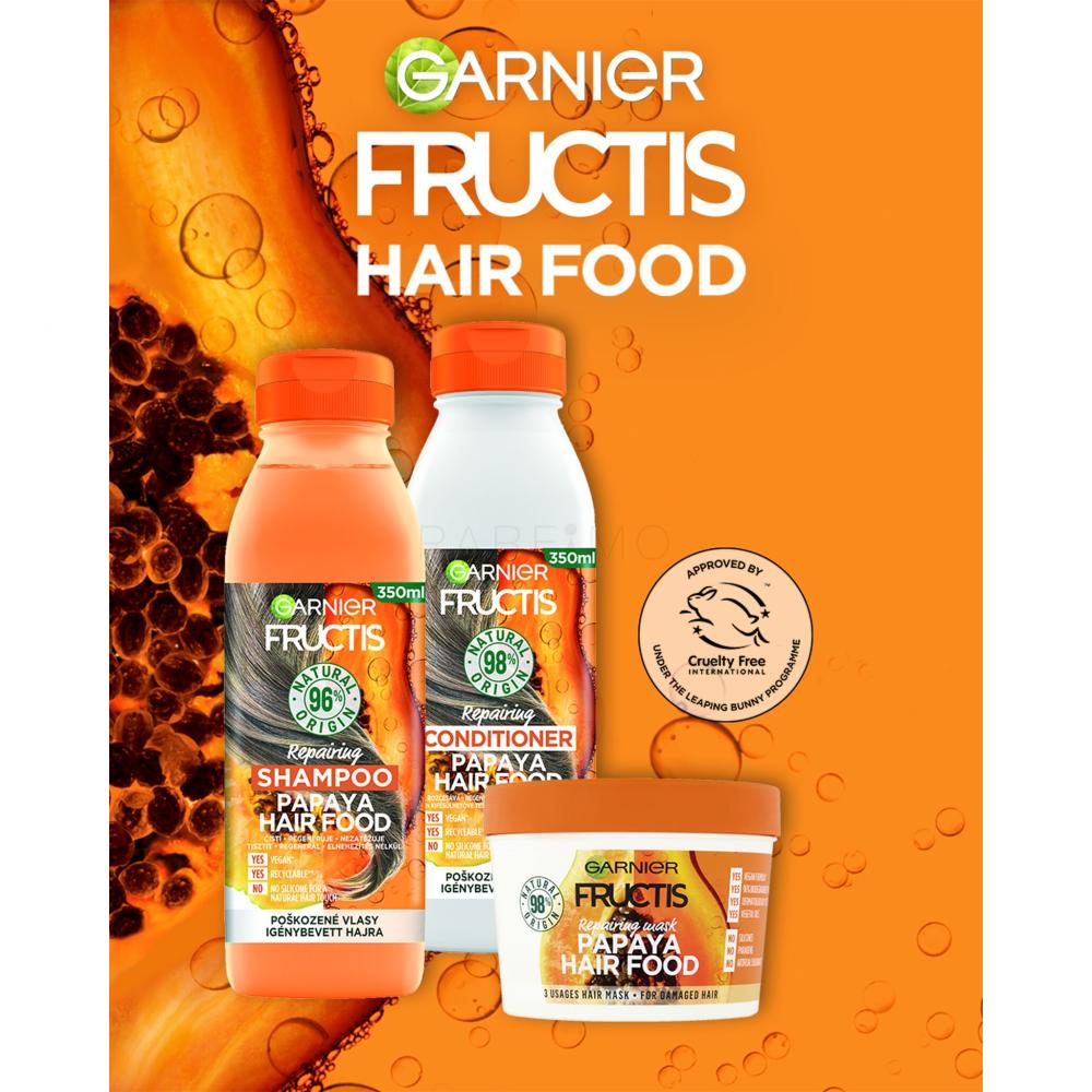 Garnier Fructis Hair Food Papaya Repairing Shampoo Shampoo donna Parfimo.it