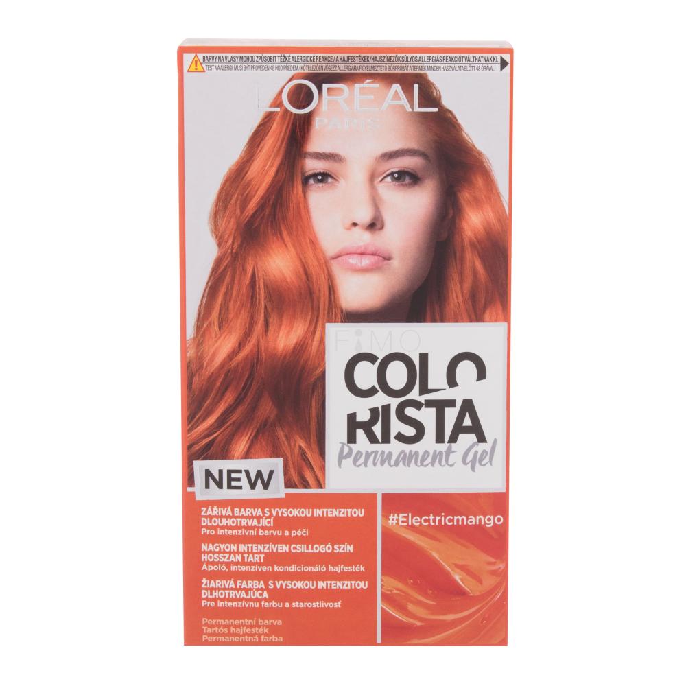 L'Oréal Paris Colorista Permanent Gel Tinta capelli donna 60 ml Tonalità Electric Mango