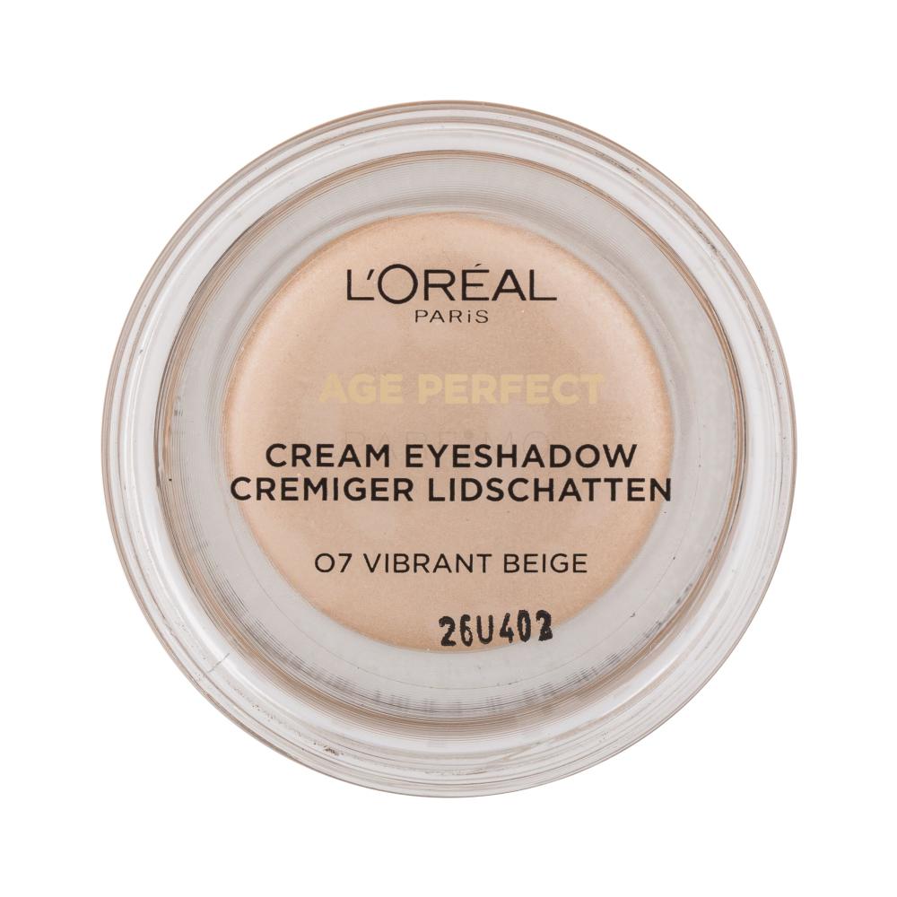 L'Oréal Paris Age Perfect Cream Eyeshadow Ombretto donna 4 ml Tonalità 07 Vibrant Beige