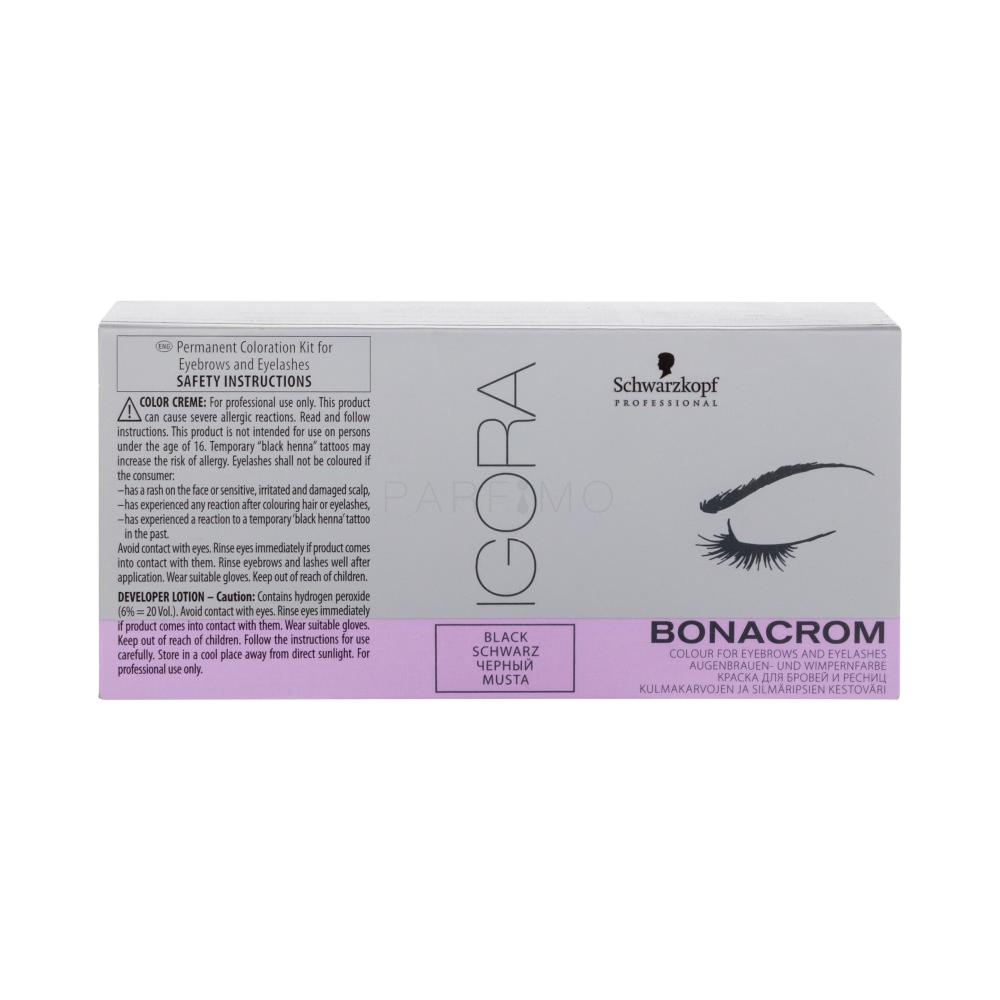 Schwarzkopf Professional Igora Bonacrom Tinta sopracciglia donna 15 ml Tonalità Black