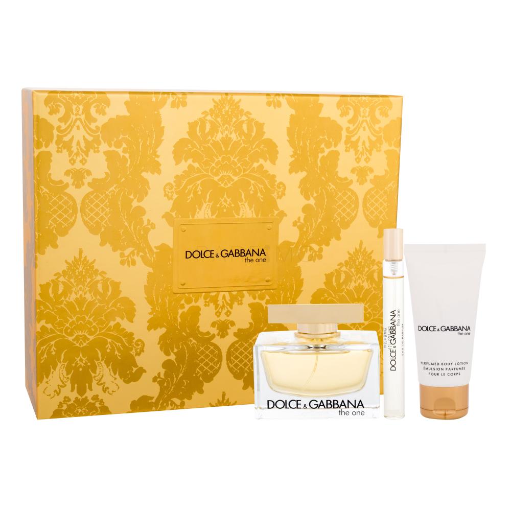Dolce&Gabbana The One Pacco regalo eau de parfume 75 ml + latte corpo 50 ml + eau de parfume 10 ml