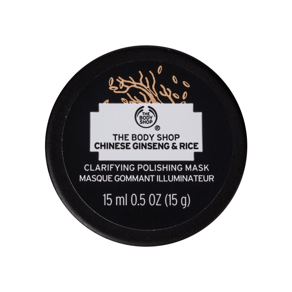 The Body Shop Chinese Ginseng & Rice Clarifying Polishing Mask Maschera per il viso donna 15 ml
