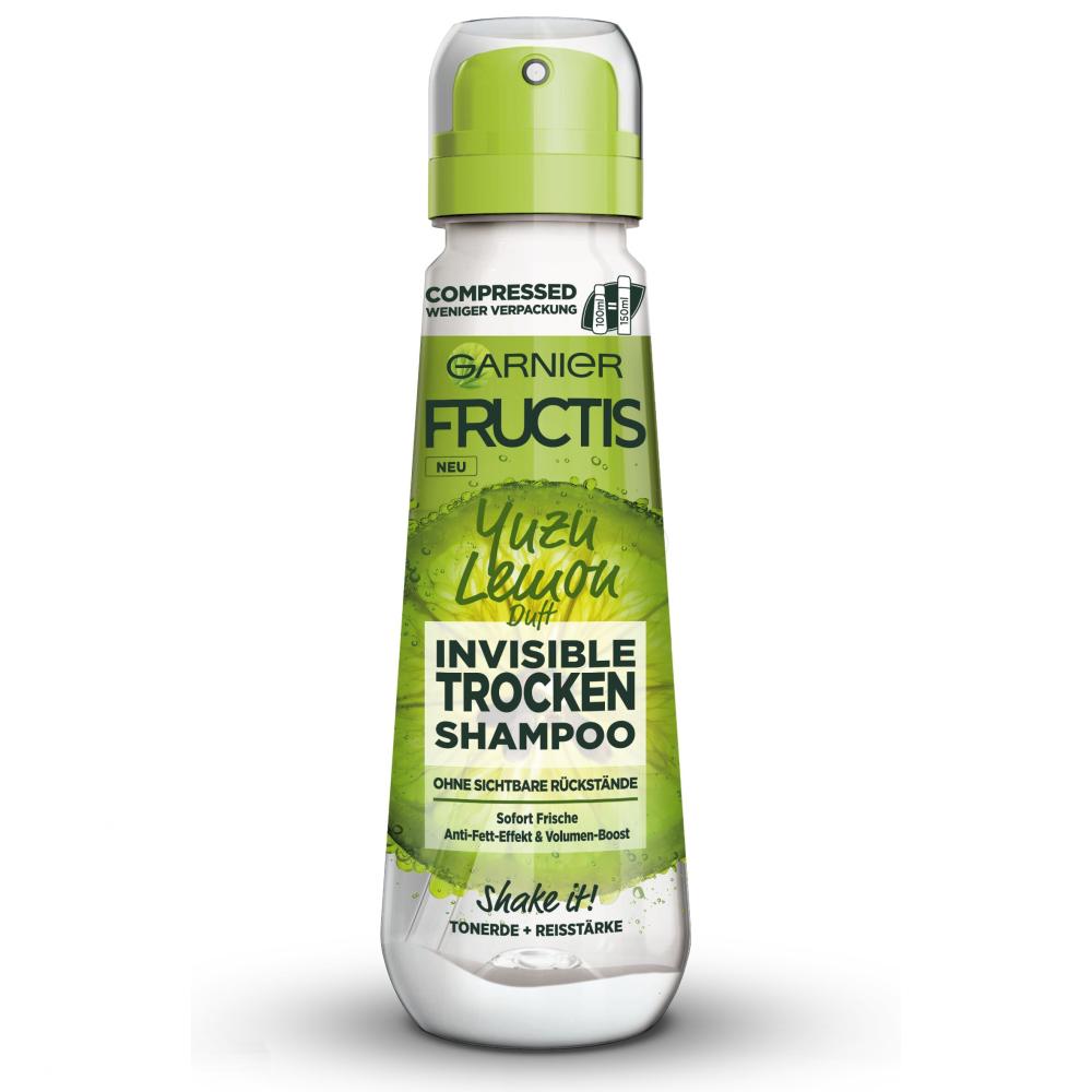 Garnier Fructis Yuzu Lemon Invisible Dry Shampoo Shampoo secco donna