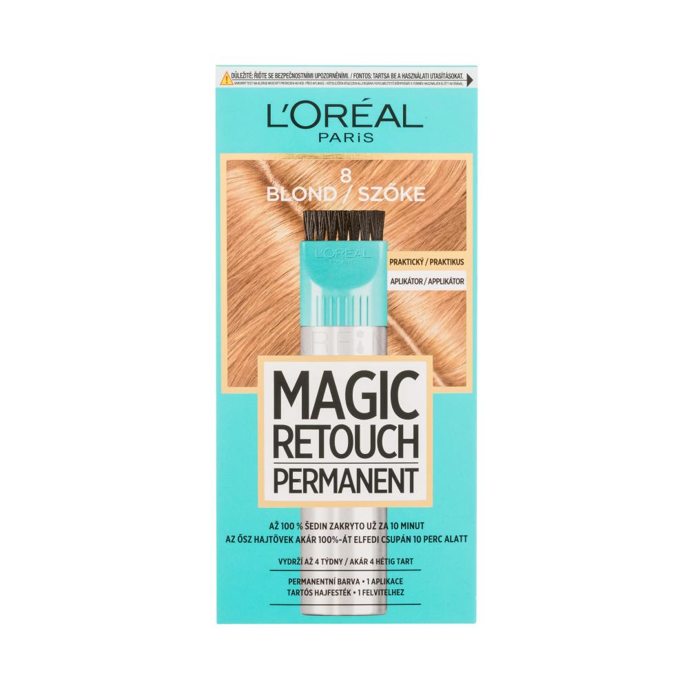 L'Oréal Paris Magic Retouch Permanent Tinta capelli donna 18 ml Tonalità 8 Blond