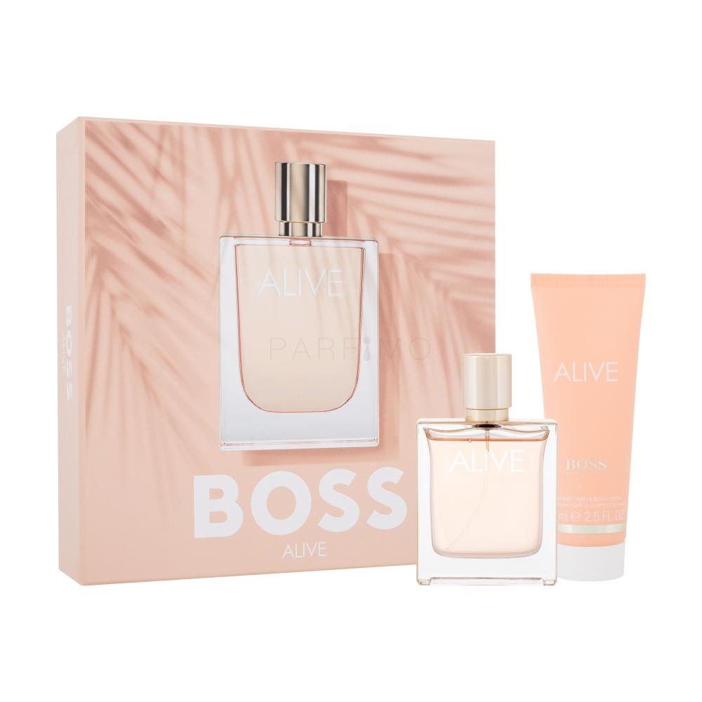 HUGO BOSS BOSS Alive SET2 Pacco regalo eau de parfum 50 ml + crema corpo 75 ml