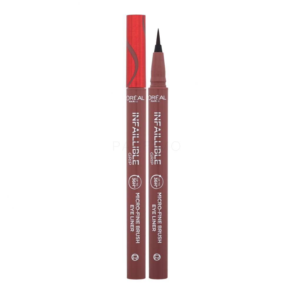 L'Oréal Paris Infaillible Grip 36H Micro-Fine Brush Eye Liner Eyeliner donna 0,4 g Tonalità 03 Ancient Rose