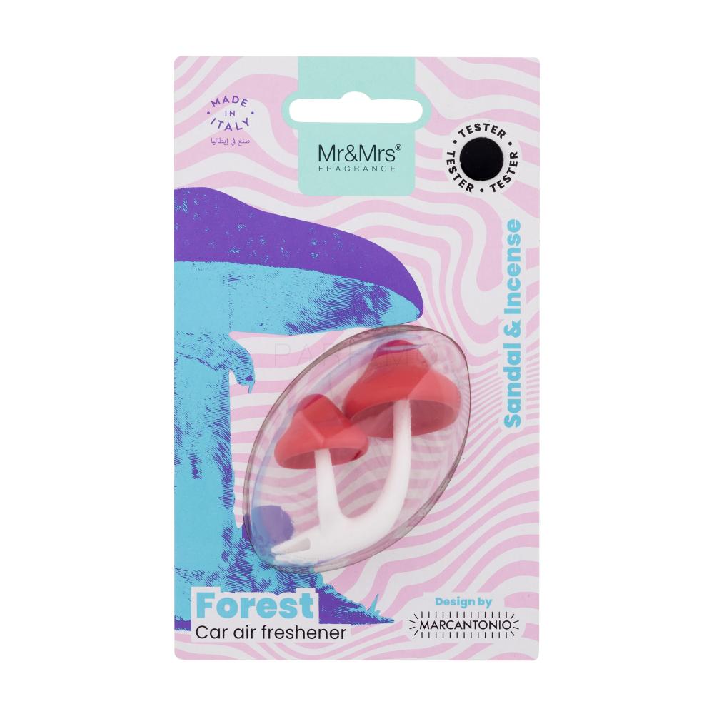 Mr&Mrs Fragrance Forest Mushroom Red Deodorante per auto 1 pz
