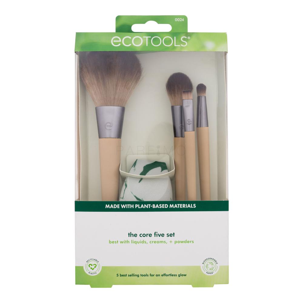 EcoTools Brush The Core Five Pennelli make-up donna Set