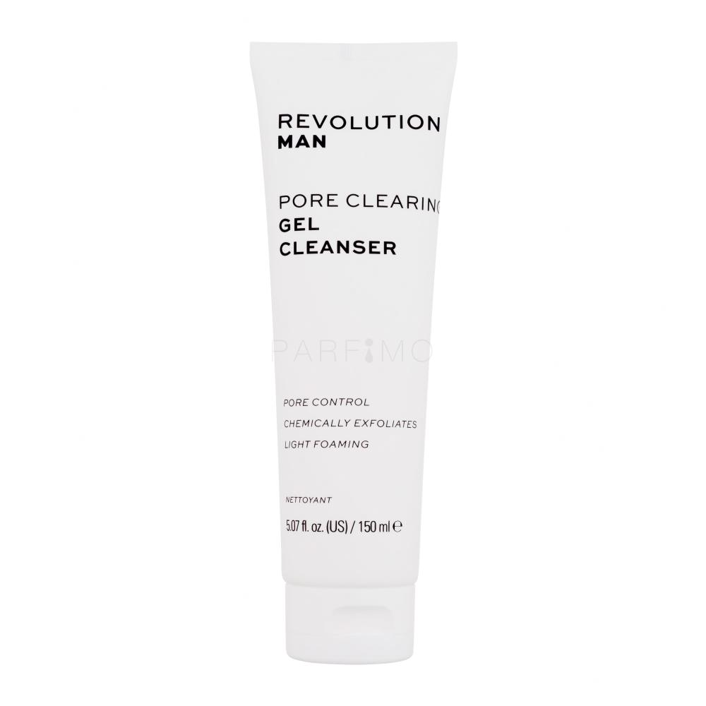 Revolution Man Pore Clearing Gel Cleanser Gel detergente uomo 150 ml