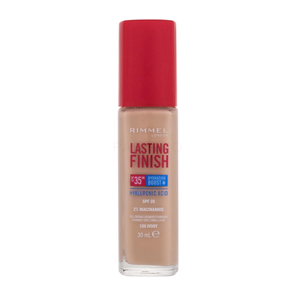 Rimmel London Lasting Finish 35H SPF20 Fondotinta donna 30 ml Tonalità 100 Ivory