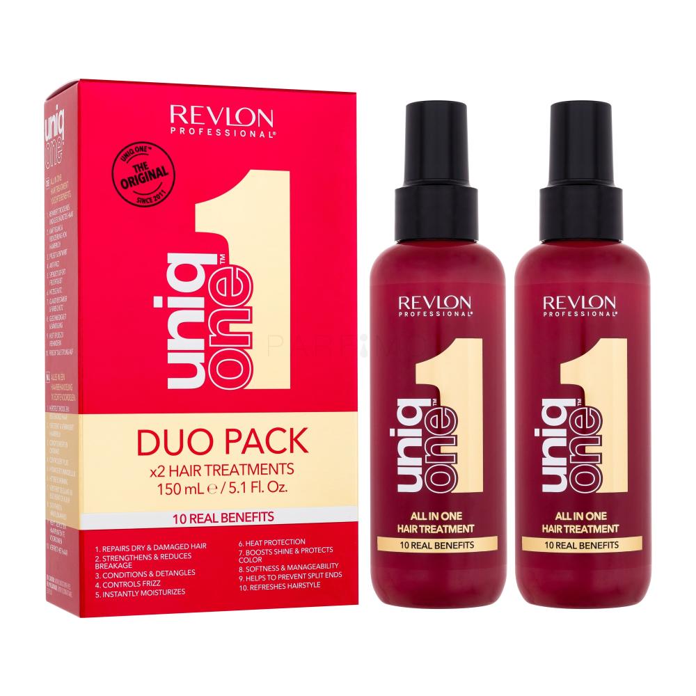 Revlon Professional Uniq One All In One Hair Treatment Duo Pack Spray  curativo per i capelli donna Set