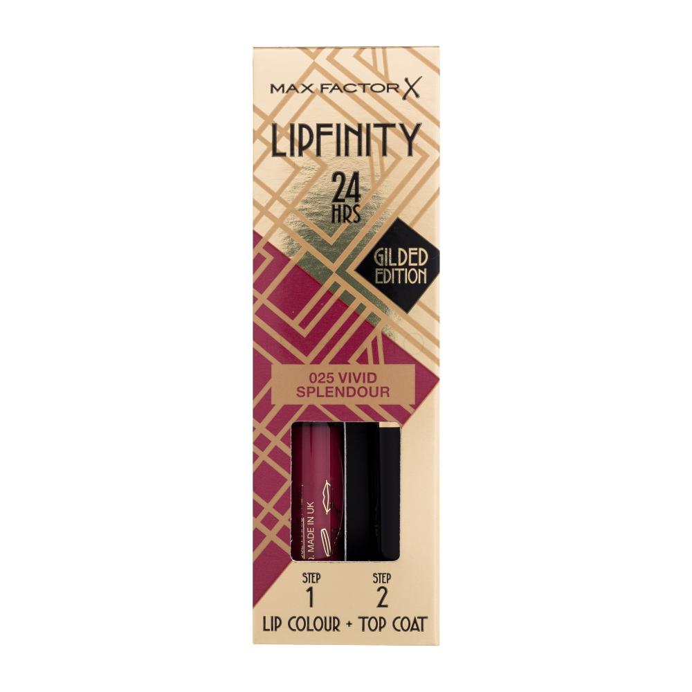 Max Factor Lipfinity 24HRS Lip Colour Rossetto donna 4,2 g Tonalità 025 Vivid Splendour