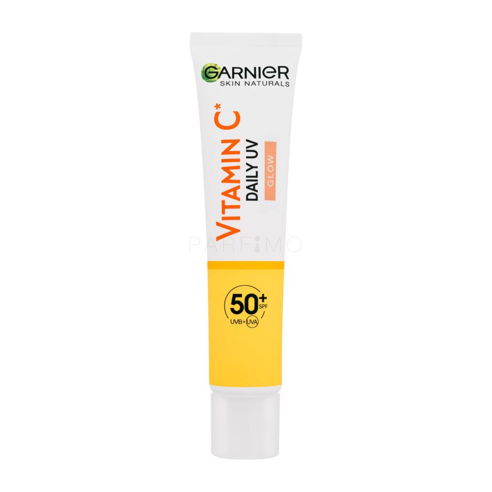 Garnier Skin Naturals Vitamin C Daily UV Glow SPF50+ Crema giorno per il viso donna 40 ml