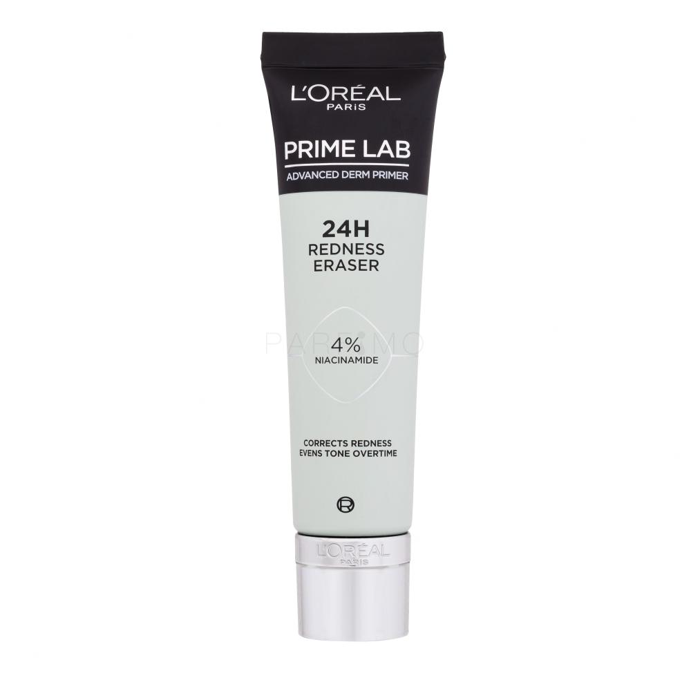 L'Oréal Paris Prime Lab 24H Redness Eraser Base make-up donna 30 ml